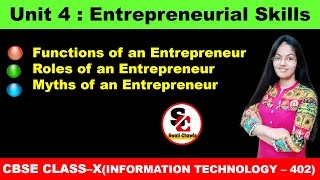 Entrepreneurial Skills Class 10 Part  2  CBSE Class 10 Employability Skills  IT 402 [upl. by Eesdnil]