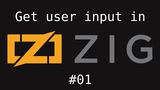 Get User Input In Ziglang  No Talking Asmr Coding [upl. by Ainedrag]