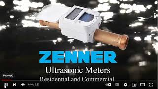 Zenner Ultrasonic Water Meters Residential and Commercial [upl. by Jac]