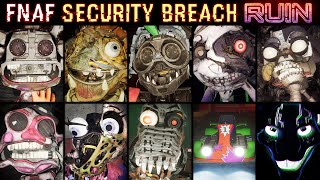 FNAF Security Breach RUIN  All Jumpscares Full Version [upl. by Nyram]