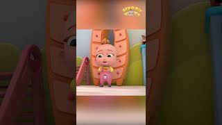 Wheels On The Garbage Truck  Part 4  Nursery Rhymes For Kids  Happy Tots [upl. by Yenetruoc]