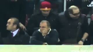 Abdulrahim Albayrak  Fatih Terim  Hasan Sas Gol Sevinci D  Harlem Sahake [upl. by Murdock634]