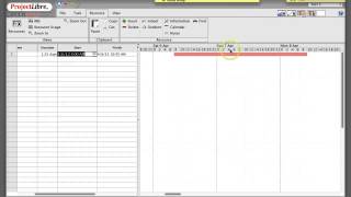 Duration and calendar settings in ProjectLibre [upl. by Yelhak]