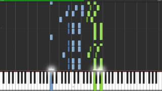 The Blue Danube Johann Strauss Jr Waltz  Piano Synthesia An der schönen blauen Donau Op 314 [upl. by Udall]