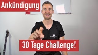 EGitarre lernen  Ankündigung  30 Tage Challenge [upl. by Yde]