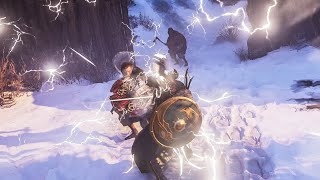 Assassins Creed Valhalla  Thors Hammer amp Mythical Shield Dual Wielding Combat Gameplay [upl. by Akinnej]