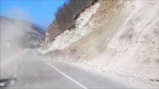 Landslide caught on camera [upl. by Enilorak]