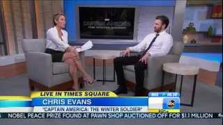 Amy Robach  leggy news reader  Good Morning America March 31 2014 [upl. by Waldos]