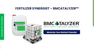 BMCATALYZER™ prevents phosphate fertilizer precipitation with Calcium cations enhancing efficiency [upl. by Ahsercul288]