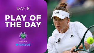 Stunner from Svitolina  Play of the Day presented by Barclays [upl. by Eesak]