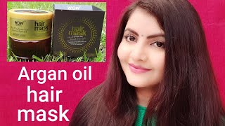 Easy and affordable hairspa at home Argan hair mask for rough dry frizzy hair  RARA [upl. by Sherlocke]