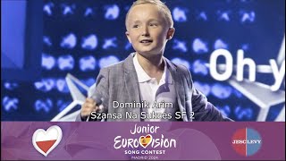 Dominik Arem  Waterloo  Szansa Na Sukces SF2  JESC 2024 [upl. by Midis106]