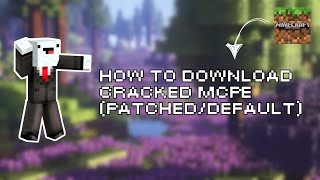 How To Install Patched MCPEDefault MCPE On Mobile [upl. by Germana]