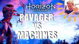 Horizon Zero Dawn  Ravager vs Machines Trial Guide Sun Furrows Hunting Grounds [upl. by Anolla251]