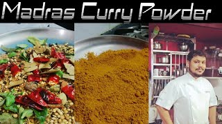 Madras curry powder  by Chef Priyan  English  Indian Spice Blend [upl. by Eelasor]