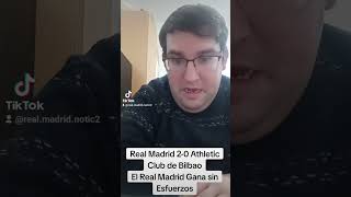 Real Madrid 20 Athletic Club de Bilbao El Real Madrid Gana Sin Esfuerzos [upl. by Desdamona602]