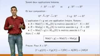 Lespace vectoriel Rn  partie 3  propriétés des applications linéaires [upl. by Eirret]