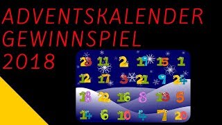 Das größte Adventskalender Gewinnspiel 2018  GewinnspielAdventskalender  vom 1 bis 24 November [upl. by Hardie425]