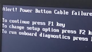 DellAlert Power Button Cable Failure Como resolver [upl. by Dinerman910]