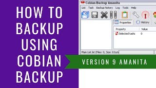 How to backup using Cobian Backup  Review [upl. by Montana552]