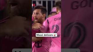 intermiamicf need a goal Messi delivers 👀 [upl. by Airamana]