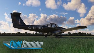 CraftySimulations  Just Flight PA38  Wickenby to Old Warden [upl. by Chapman]