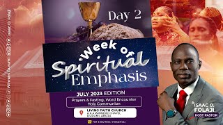 WEEK OF SPIRITUAL EMPHASIS  DAY 2  6 JULY 2023 LFC DURUMI ABUJA [upl. by Ecaj]