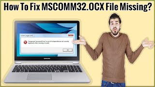 How To Fix MSCOMM32OCX Missing Error On Windows 111087 How To ActivateRegister MSCOMM32OCX [upl. by Celle]