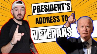 NEW Presidents Message To Veterans About VA Disability And VA Healthcare Benefits [upl. by Yllen]