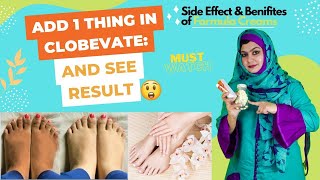 Mix Glycerin amp Secret Ingredient in Clobevate for Skin Whitening  Sadaf Beauty Heaven [upl. by Elinad]