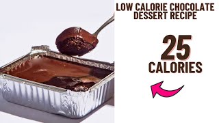 Low calorie chocolate dessert recipe perfect for weight loss amp calorie deficit diet [upl. by Sivam]