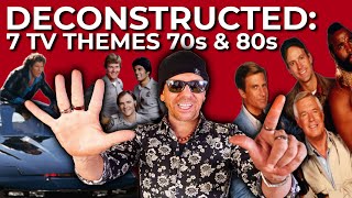 Deconstructed 7 Iconic 70 amp 80s TV Show Themes [upl. by Nillad]