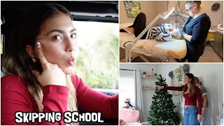 Skipping School  Decorating Unboxing  VLOGMAS DAY 10 [upl. by Anihpled]