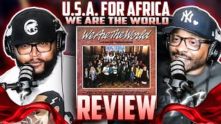 USA For Africa  We Are The World VIDEO REVIEW wearetheworld [upl. by Bogosian]