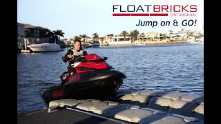 FloatBricks SeaDoo Jet Ski Dock  Jump on amp GO [upl. by Otrebire]