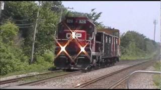 CN amp CP Rail Beaurepaire Montreal Part  1 [upl. by Sulrac]