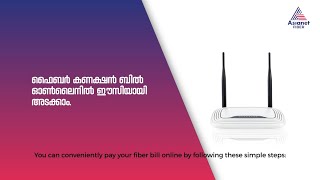 Experience HassleFree Asianet Fiber Bill Payments  Streamlined Interface for Seamless Connectivity [upl. by Ayanej281]