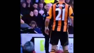 Alan Pardew headbutting vs David Meyler  Newcastle United vs Hull City 41 [upl. by Namref]