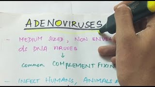 Adenoviruses  Microbiology  Handwritten notes [upl. by Aletsirc797]