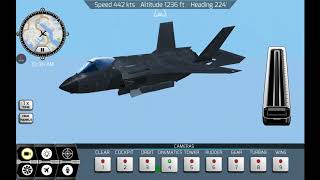 Flying F35  Flywings 2017 Flight Simulator Fly wings [upl. by Sapphira]