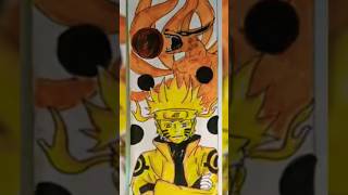 Naruto six paths sage mode with kurama drawing ninjascreations [upl. by Proudfoot]