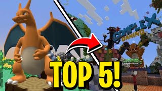 Top 5 Minecraft PIXELMON SERVERS [upl. by Noakes]