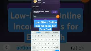 LowEffort Online Income Ideas for Easy Cash [upl. by Luing165]