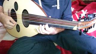 Oud Lesson Jamil Bashirs Caprice 12 تمرين كابريس جميل بشير ١\٢ [upl. by Annawek]