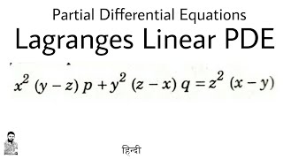 10 Lagranges Linear PDE  Problem2  Most Important  Complete Concept [upl. by Ruperto]