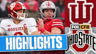 No 5 Indiana Hoosiers vs No 2 Ohio State Buckeyes Highlights  FOX College Football [upl. by Sianna516]