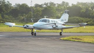 Cessna 401A Decolagem em Angra dos Reis RJ [upl. by Rhett]