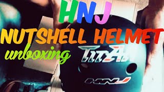 HNJ nutshell helmet unboxing Vhongskie TV [upl. by Innig]