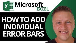 How to Add Individual Error Bars in Excel  Excel Tutorial 2024 [upl. by Lehcin]