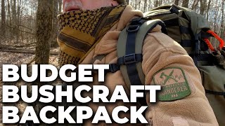 Budget Bushcraft Backpack for Wilderness Camping  OneTigris 45L [upl. by Eiduj]